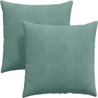 vidaXL Zitkussens 2 pcs Zeegroen 80 x 80 cm Corduroy stof