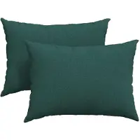 vidaXL Zitkussens 2 pcs Stof Donkergroen 70 x 50 cm
