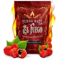El Fuego Energia Guarana - Smokey Yerba Mate - Extra Stimulerend - Maté met Guarana - 500 gram