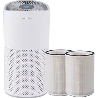 Evolar Luchtreiniger met 2x HEPA 13 Filter - CADR: 200m3/h - Air Purifier - Slaapmodus - Luchtkwaliteit Indicator - Pure4