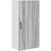 vidaXL Wandkast PORTO Grijs Sonoma 50 x 31 x 100 cm Bewerkt hout