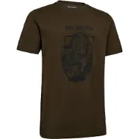 Deerhunter Weston T-shirt Outdoor T-shirt Scandinavisch T-shirt Korte mouw Fallen Leaf Maat 3XL