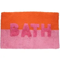 Rex London Badematte Bath orange/pink