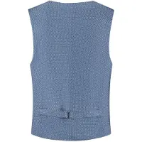 Gents - Gilet / Vest heren - - Polyblend - Staalblauw - Maat 54/54