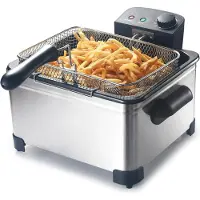 Mira Frituurpan 5 liter - Frituurpan - Zilver - 50cm x 36cm x 23cm