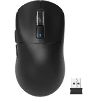 Attack Shark Draadloze Gaming Muis - Wired/2.4G/BT5.4 - Lichtgewicht 49G - PAW3395 - 26000DPI - Zwart