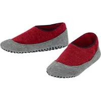 Falke Sokken grijs gemêleerd / rood