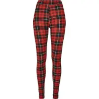 Urban Classics Leggings rood / zwart / wit