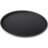 Dorre Serveerblad rond Ø35,5 cm Zwart