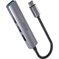 UNITEK Hub Usb-C Adapter Splitter Voor Laptop En Tablet 1Xusb A 5Gbps 3Xusb