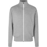 Id 0626 Sweat cardigan. contrast