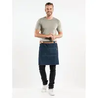 Chaud Devant 853 Apron Forene Blue Denim