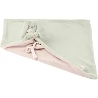Nattou Lapidou Baby Dekentje met Knuffel - 50 x 50 cm - Doudou Konijn - Baby Cadeau - Lindengroen