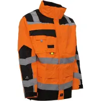 Elka Rainwear 086004R Visible Xtreme Oxford rain jacket with reflective tape