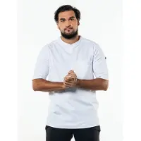 Chaud Devant 943 Chef Jacket T-shirt Valente UFX White