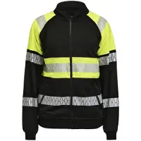 Jobman 65522567 5225 Sweatshirt Full-Zip Hi-Vis