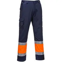 Portwest E049 Hi-Vis Tweekleuren Combat Broek