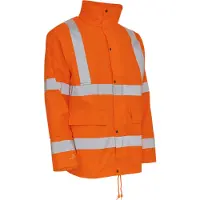 Elka Rainwear 026300r Dry Zone Visible Pu Rain Jacket Hi-vis | Maat: 3XL