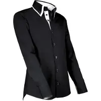 Giovanni Capraro 904-20 Heren Shirt 55/45% Katoen/Polyester