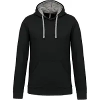Kariban K446 Sweater met contrasterende capuchon - Oranje