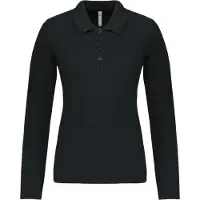 Kariban K257C Piqué-damespolo lange mouwen