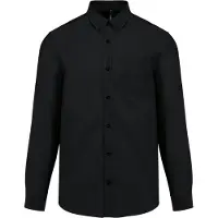 Kariban K533C Heren Oxford overhemd lange mouwen