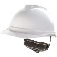 MSA V-Gard 500 ongeventileerde veiligheidshelm met Fas-Trac III binnenwerk