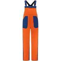 WW4A Huismerk WW4A TB26535 Tuinbroek polyester/katoen oranje-korenblauw oranje-korenblauw
