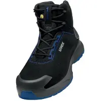Uvex 1 x-craft veiligheidsschoen, laars S2, zwart/blauw, zwart/blauw, maat 52
