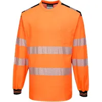 Portwest T185 PW3 Hi-Vis T-shirt met lange mouw