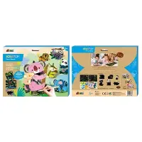 Avenir Scratch Jointed Puppet - Bosdieren - Kras Marionetpopjes - 5 Jaar