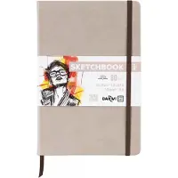 Clairefontaine DFY - Schetsboek - A5 - 14 x 21 cm - 140 g - Taupe - 80 vellen
