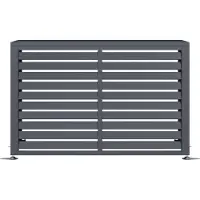 Westmann Boxa M afdekking voor warmtepomp, antraciet, 140x50x92 cm