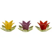 HBX natural living Kandelaar Narcis 10x9x4,5cm Verschillende verschillende Aardewerk HBX natural