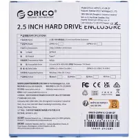 ORICO 2,5" HDD/SSD behuizing, 2,5" USB 3.1 Gen 1 Type-C