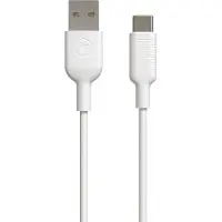 Muvit , USB-C naar USB 2.0 3A snellaad- en synchronisatiekabel 3m, Wit