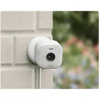 Amazon Blink Mini 2, Beveiligings-IP-camera, geschikt voor binnen en buiten, draadloos, compatibel met Alexa, kan op een tafel of aan de muur worden geplaatst, wit
