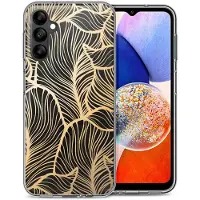 IMoshion Design hoesje voor de Samsung Galaxy A14 (5G/4G) - Golden Leaves