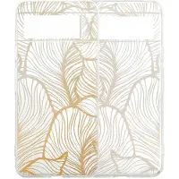 IMoshion Design hoesje voor de Google Pixel 8 - Golden Leaves Transparant