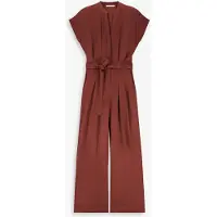 Sissy-Boy Donkerrode Jumpsuit Met Ceintuur | Maat: S