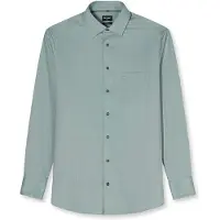 Olymp Zakelijk overhemd turquoise / wit