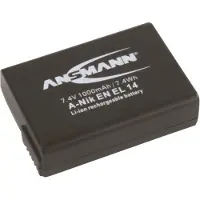 Ansmann EN-EL14 Camera-accu Vervangt originele accu EN-EL14 7.4 V 1050 mAh