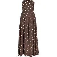 Apricot Jumpsuit bruin / wit
