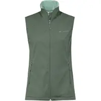 Vaude - Women's Everhike Softshell Vest - Softshellbodywarmer 36, olijfgroen