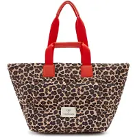 Les Visionnaires Shopper 'Unio Tokio' beige / bruin / kreeft / zwart