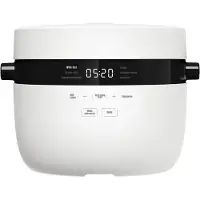 Mira MIRARijstkoker - Koker - Stoompan - met Keramische Kom - LED-display - Wit - ‎‎22cm x 29cm x 28cm
