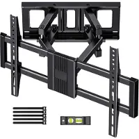 Mira TV Beugel Draaibaar en Kantelbaar - TV Beugel Draaibaar - TV Beugel Kantelbaar - Zwart - 45cm x 30cm x 9cm