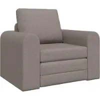 vidaXL Slaapbank Taupe 98 x 71 x 83 cm Stof