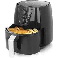 Mira Airfryer xl - Airfryer xxl - Heteluchtfriteuse - Zwart- 26cm x 32cm x 30cm