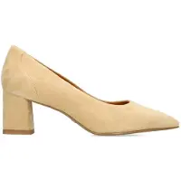 No Stress - Dames - Beige suède pumps - Maat 37